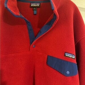 Patagonia Men's Red Fleece Pullover